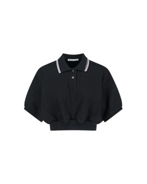 Alexander Wang Logo Polo - Black