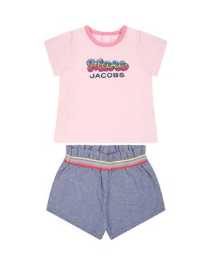 Marc Jacobs Logo T-Shirt And Shorts Set - Multicolor