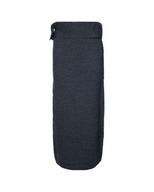 Entire studios Virgin Wool Tiered Skirt - Blue