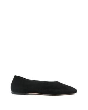 TOTEME Slip Suede Ballerinas For - Black