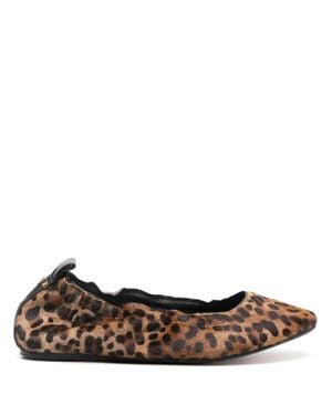 Isabel Marant Print Ballerina Shoes - Brown