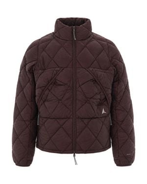 ROA Quilted Puffer Jacket - Brown