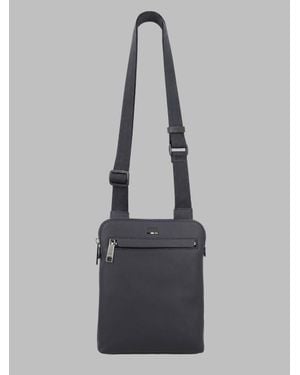 BOSS Compact Crossbody Bag - Gray