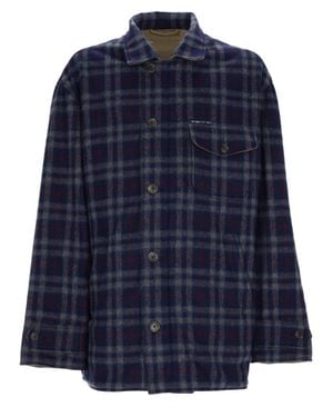 Maison Margiela Cotton-Blend Sports Jacket Made - Blue