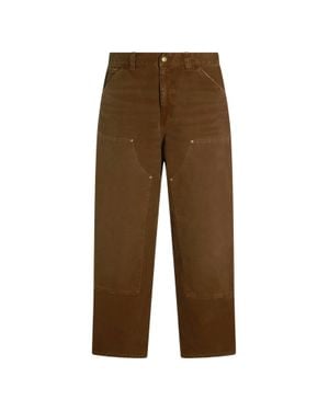 Carhartt Carpenter-Style Cotton Pants For - Brown