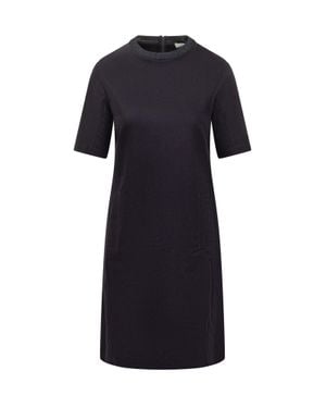 Gran Sasso Metallic Lurex Knit Gown - Black
