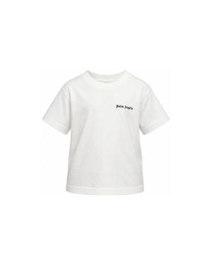 Palm Angels Boys Cotton T-Shirt - White