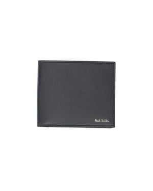 Paul Smith Leather Bifold Wallet - Gray