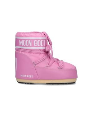 Moon Boot Padded Mini Boots For - Pink