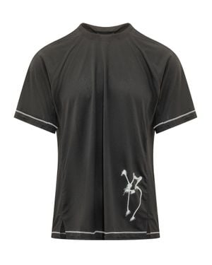 Y-3 Gfx Run Short Sleeve Tee - Black