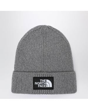 The North Face Beanie With Logo Patch - Gray