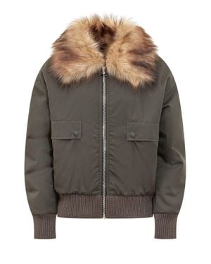 MSGM Modern Designer Jacket - Gray
