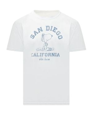 Bl'ker Graphic Front T-Shirt - White