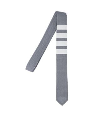 Thom Browne Wool Tie - White
