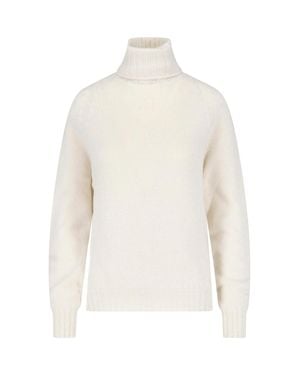 Ma'ry'ya Cashmere & Virgin Wool Sweater - White
