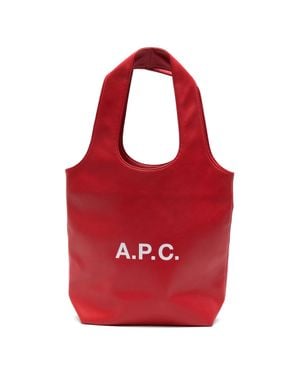 A.P.C. A. P.C. Stylish Tote Bag - Red