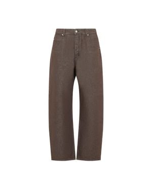 Jacquemus Jacquard Tempo Jeans - Brown
