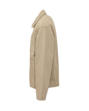 JW Anderson J. W. Anderson Overshirt Pocket Jacket For The Modern Style Enthusiast - Natural