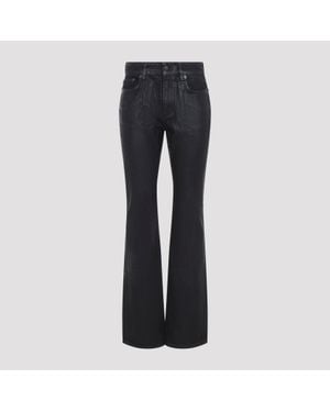 Acne Studios Shadow Cotton Denim Jeans - Blue