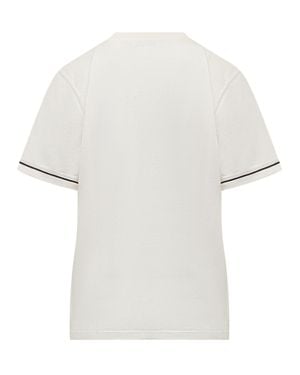 Ferragamo Classic Short Sleeve T-Shirt With Pocket Detail - White