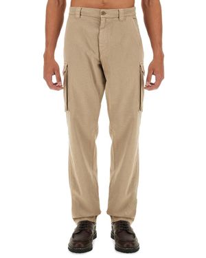 Aspesi Straight Leg Cargo Pants - Natural