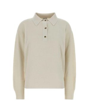 Calvin Klein Knit Helga Polo Shirt - White