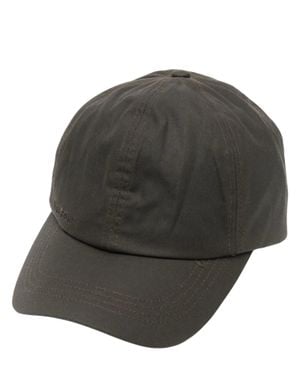 Barbour Curved Peak Adjustable Strap Hat - Gray