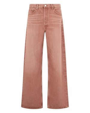 Agolde Loose Denim Jeans - Pink