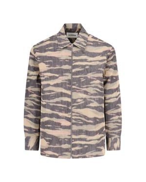 Jil Sander Zip Shirt - Gray