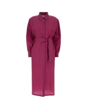 Max Mara Embroidered Poplin Lord Shirt Dress