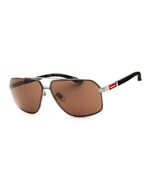Chopard Rectangular Metal Sunglasses - Brown