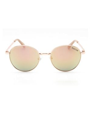 Kenneth Cole Round Metal Sunglasses - Natural