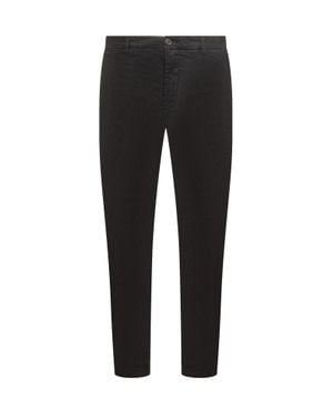 Department 5 Chino Pants With Unique Print - Black