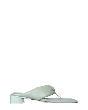 Miista 30Mm Knotted Heeled Sandals - Green