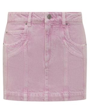 Isabel Marant Chic Mini Skirt For Spring Style - Pink