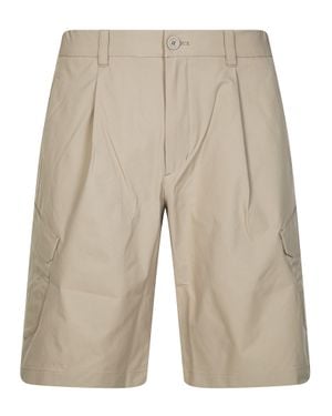 Herno Mini Cargo Bermuda Shorts - Natural