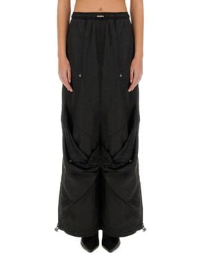 The Attico Long Pants - Black