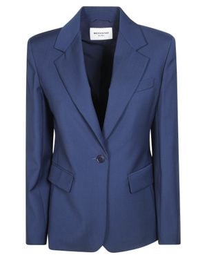 Weekend by Maxmara Wool Blazer - Blue