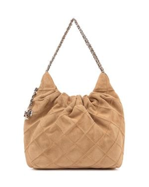 Tory Burch Mini Hobo Handbag - Natural
