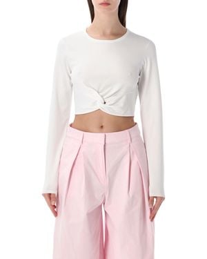 THE GARMENT Madison Knotted Top - Pink