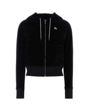 Burberry Vesper V-Jewel V-Neck T-Shirt - Black