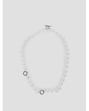 Marni Crystal-Bead Bracelet - White
