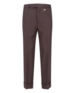 Burberry 100% Wool Tailored Pants For - Brown
