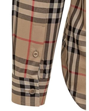 Burberry Elevated Cotton Shirt - Brown