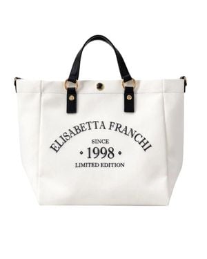 Elisabetta Franchi Chic Mini Bag For The Modern - White