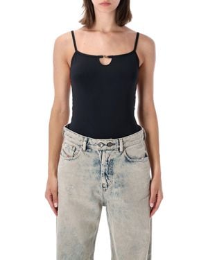 DIESEL Adjustable Mini Bodysuit With Cut-Out Detail - Blue