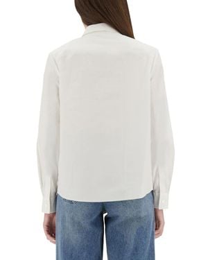 Tory Burch Cotton Poplin Shirt - White