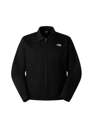 The North Face Twill Collared Jacket - Black