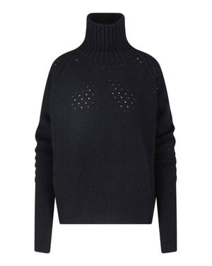 Ermanno Scervino Turtleneck Cashmere Sweater - Blue