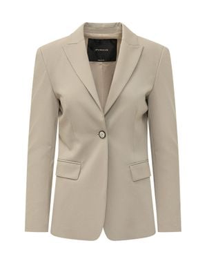 Pinko New Signum Blazer Jacket - Natural